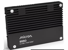 Micron 9550 PRO - SSD - technologie Enterprise, Read Intensive - šifrovaný - 3.84 TB - interní - 2.5" - U.2 PCIe 5.0 x4 (NVMe) - TCG Opal Encryption 2.0 - kompatibilní s TAA
