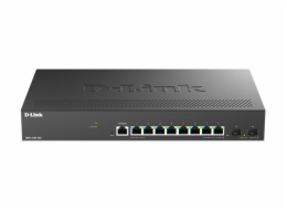 D-Link DMS 1250-10S - Přepínač - L2+ - inteligentní - 8 x 2.5GBase-T + 2 x 10 Gigabit SFP+ - desktop