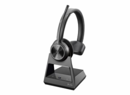 Poly Savi 7310-M Office - Savi 7300 series - náhlavní souprava - náhlavní - DECT - bezdrátový - černá - certifikováno pro Microsoft Teams