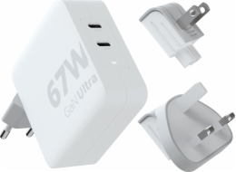 xtorm XVC2067 - Síťový adaptér - kabel, GaN - AC 100-240 V - 67 Watt - výstupní konektory: 2