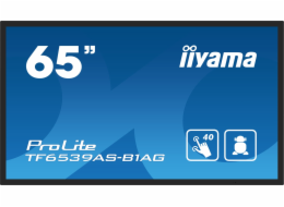 iiyama ProLite TF6539AS-B1AG - 65" Třída úhlopříčky (64.5" zobrazitelný) displej LCD s LED podsvícením - digital signage - s vestavěný mediální přehrávač a dotyková obrazovka (multi touch) - Android -