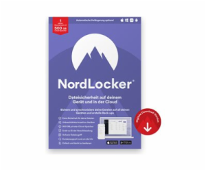 NordLocker - Licence na předplatné (1 rok) - 500 GB úložn...