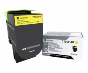 Lexmark X417 - Vysoká výtěžnost - žlutá - originální - ka...