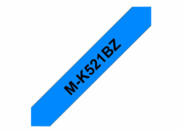 Brother M-K521BZ - Černá na modré - Role (0,9 cm x 8 m) 1 kusy páska pro tiskárnu - pro P-Touch PT-55, PT-55P, PT-65, PT-65LB, PT-65SB, PT-90