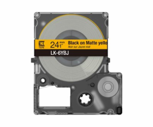 Epson Matte Yellow/Black 24mm LK-6YBJ, C53S672076
