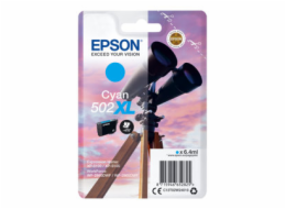 Epson 502XL - 6.4 ml - Vysoká kapacita - azurová - originální - blistr s RF / akustickým alarmem - inkoustová cartridge - pro Expression Home XP-5100, XP-5150; WorkForce WF-2860, WF-2865DWF, WF-2880DW