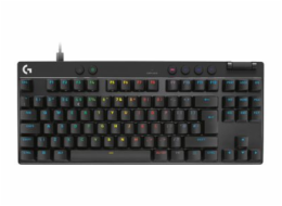 Logitech G PRO X RAPID - Klávesnice - hraní - TKL - podsvícení - USB - QWERTY - britská - klávesový spínač: Linear - černá