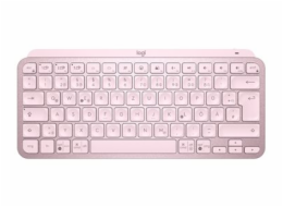 Logitech MX Keys Mini - Klávesnice - podsvícená - bezdrátový - Bluetooth - QWERTZ - německá - ružová