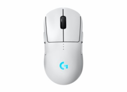 Logitech G PRO 2 - Myš - hraní - pravák a levák - optický - 8 tlačítka - bezdrátový, kabelové - 2.4 GHz, USB - přijímač USB Logitech LIGHTSPEED - bílá