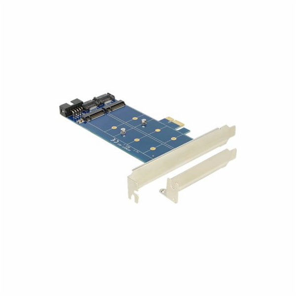 Delock PCI Express Card > 2 x internal M.2 NGFF - Radic ú...