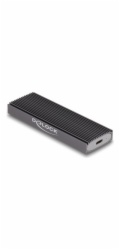 Delock - Kryt úložište - M.2 - M.2 Card (PCIe NVMe & SATA) / SATA SSD - USB-C 3.1 (Gen 2) - šedá