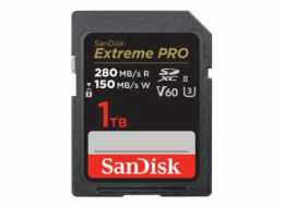 SanDisk Extreme Pro - Paměťová karta flash - 1 TB - Video Class V60 / UHS-II U3 / Class10 - SDXC UHS-II
