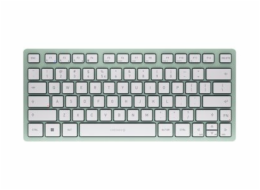 CHERRY KW 7100 MINI BT - Klávesnice - bezdrátový - Bluetooth 5.1 - QWERTY - evropská - klávesový spínač: CHERRY SX - agávová zelená