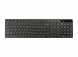 Targus EcoSmart - Klávesnice - full size - antibakteriální - bezdrátový - Bluetooth 5.0, 2.4 GHz - QWERTY - severské jazyky - černá