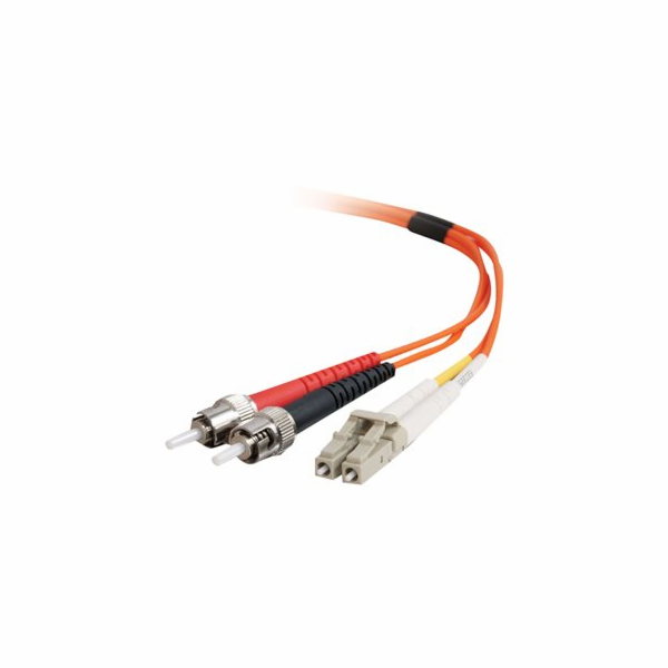 C2G LC-ST 50/125 OM2 Duplex Multimode PVC Fiber Optic Cab...