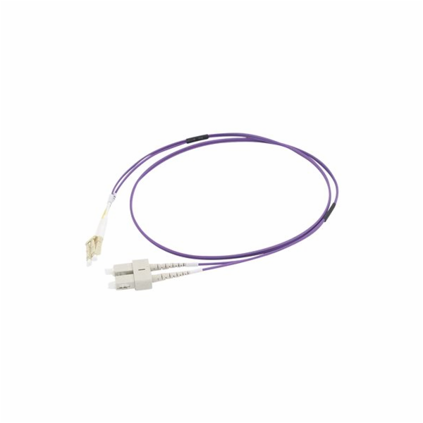C2G 2m LC/SC OM4 LSZH Fibre Patch - Purple - Patch kabel ...