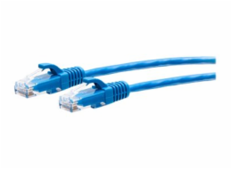 C2G 1ft (0.3m) Cat6a Snagless Unshielded (UTP) Slim Ethernet Network Patch Cable - Blue - Patch kabel - RJ-45 (M) do RJ-45 (M) - 30 cm - 4.8 mm - UTP - CAT 6a - provedení bez hrbolků, lisovaný - modrá
