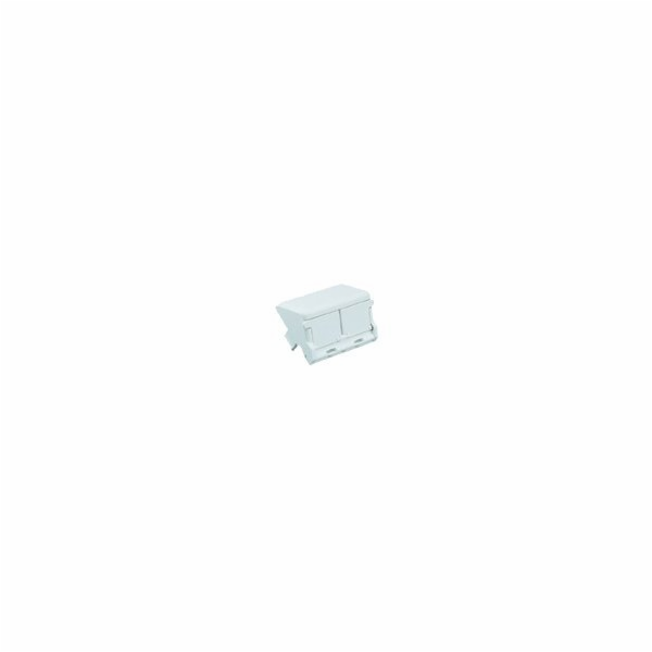 Panduit MINI-COM - Kryt zásuvky - arktická bílá - 2 porty