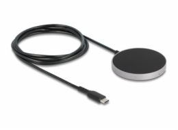Delock - Bezdrátová nabíjecí podložka - 15 Watt - 1.25 A - cerná/šedá