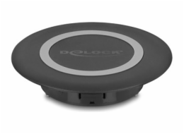 Delock Bezdrátová rychlonabíječka 15 W pro stolní montáž černá