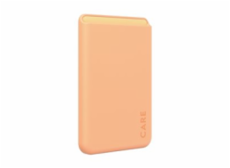 CARE by PanzerGlass - Magnetické pouzdro na karty - kompatibilita s MagSafe - broskvový - pro Apple iPhone 12, 13, 14