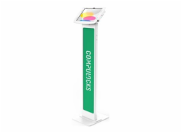 Compulocks iPad 10th-11th (A16) Gen Space Enclosure Brandable Floor Stand White - Montážní sada (stojan, kryt) - pro tablet - uzamykatelný - vysoce kvalitní hliník - bílá - velikost obrazovky: 10.9" -