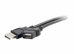 C2G 6.6ft USB Extension Cable - USB A to USB A Extension Cable - USB 2.0 - M/F - Prodlužovací šňůra USB - USB (M) do USB (F) - 2 m - černá