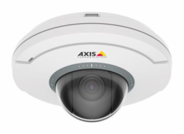 AXIS M5074 - Síťová bezpečnostní kamera - PTZ - kupole - barevný (Den a noc) - 1 Mpix - 1280 x 720 - 720p - motorizovaný - audio - LAN 10/100 - H.265, H.264B, H.264H, H.264M, MJPEG, MPEG-4 AVC, MPEG-4