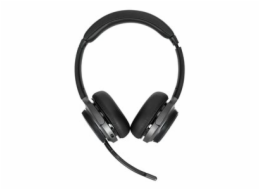 Targus AEH104GL - Náhlavní souprava - náhlavní - upravitelná - Bluetooth - bezdrátový, kabelové - 3.5 mm jack - izolace zvuku - černá