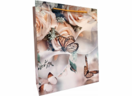 JU-PITER Dárková taška laminovaná Motýli 128g 001L 31,5x39,5x9cm p12, cena za 1 ks.