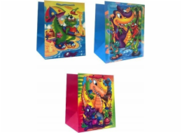 JU-PITER Dárková taška Dinosaurus JP 9155L SD20 40x56x20 cm široké dno