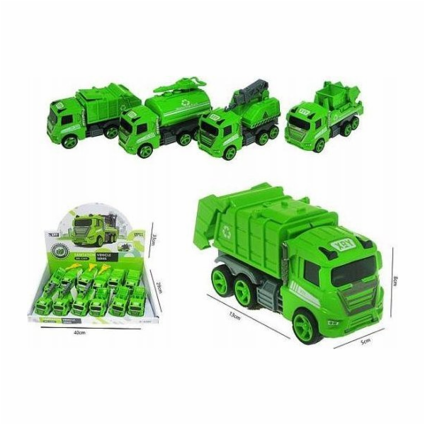 Hipo City servisní vozy 13cm třecí 4 vzory p12 2631-12 mi...