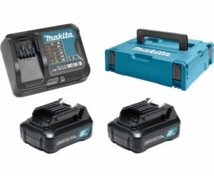 MAKITA NAPÁJECÍ SADA 12V 2x1,5Ah (BL1016x2+DC10SB) MAKPAC