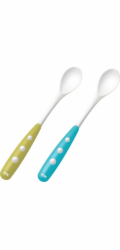 Dětské lžičky NUK 2 ks fialové
