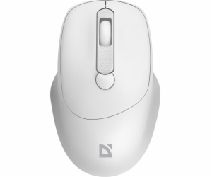 DEFENDER MOUSE FEAM MM-296 RF SILENT BÍLÁ