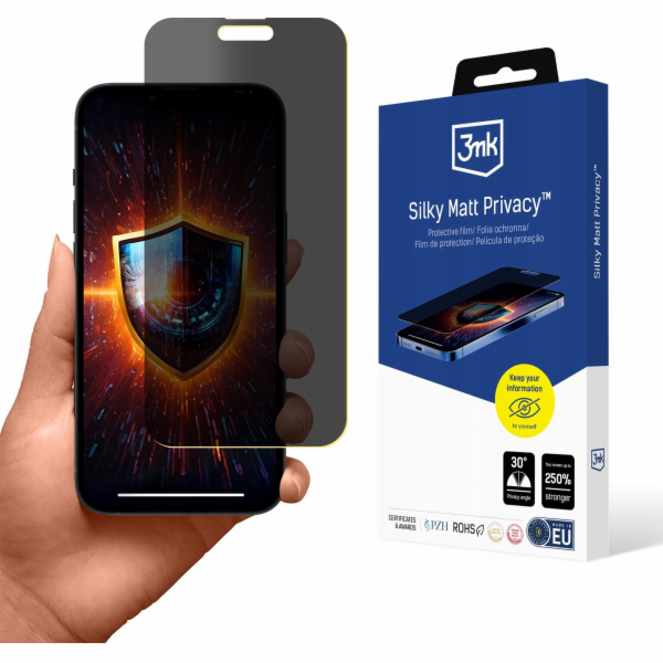 3mk Silky Matt Privacy pro Apple iPhone 15 Pro Max