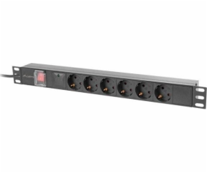 LANBERG NAPÁJECÍ DISTRIBUČNÍ JEDNOTKA (PDU) 19"  1U 16A 2...