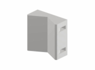 TP-LINK adaptér držáků kamer D-TC3XX-C,D-TC5XX-C,D-TC5XX-CL pro uchycení na sloup (60-130mm), bílý s krytkou kabelů(1ks)
