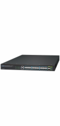 Planet XGS-6350-24X2C L3 switch, 24x10G SFP+, 2x100Gb QSFP28, QoS, 2x power-in