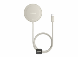 Baseus bezdrátová nabíjecí magnetická podložka Simple Mini4 Qi2 15W zlatá