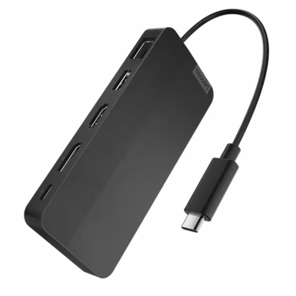 Lenovo USB-C 3.2 Gen 2 Dual Display Travel Dock, adaptér