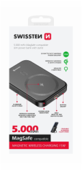 Swissten power bank pd 20w 5000 mah (kompatibilní s magsafe)