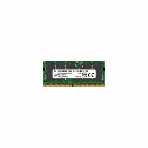 Micron DDR5 ECC SODIMM 16GB 1Rx8 4800 CL40 (16Gbit) (Sing...
