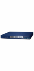 Planet GS-4210-16UP8T4X L2/L4 switch, 24x1Gb, 4x10Gb SFP+, 16x PoE++ 802.3bt + 8x PoE 420W, NMS, QoS