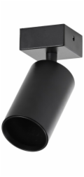IMMAX PUNTO-1 stropní, nástěnné, bodové svítidlo, černé, pro zdroj typu GU10