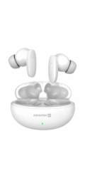Swissten bluetooth TWS sluchátka Sonic - bílá