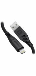 Swissten datový kabel soft silicone usb-a / lightning 0,4 m černý