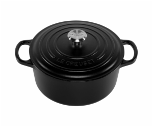 Le Creuset Signature Casserole round 22 cm black