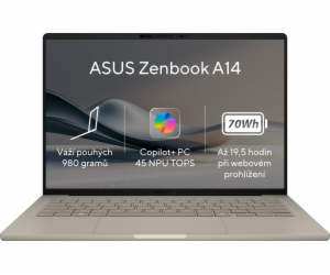 ASUS NTB Zenbook 14 (UX3407QA-OLED305W), QS X-X1-26-100, ...
