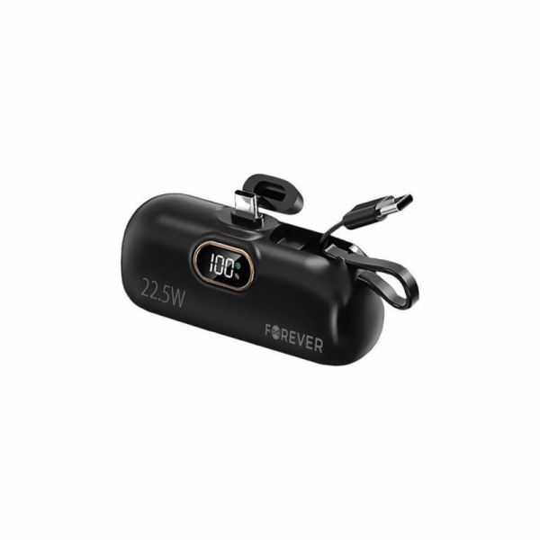 Mini PowerBank FOREVER MTB-100 5000mAh USB-C Black